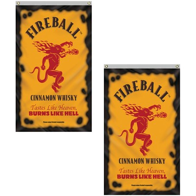 3' x 5' Standard Double Sided Knitted Polyester Vertical Banners