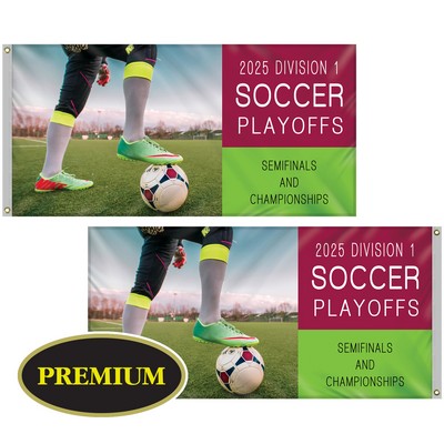 3' x 6' Digitally Printed Double Sided Knitted Polyester Flags