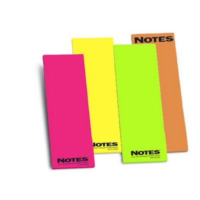 50-Sheet Stik-Withit® Adhesive Notepad w/ Bright Paper (3"x8")